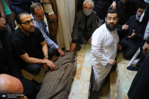 مراسم تشییع و خاکسپاری آیت الله نورالله شاه آبادی(ره) در قم