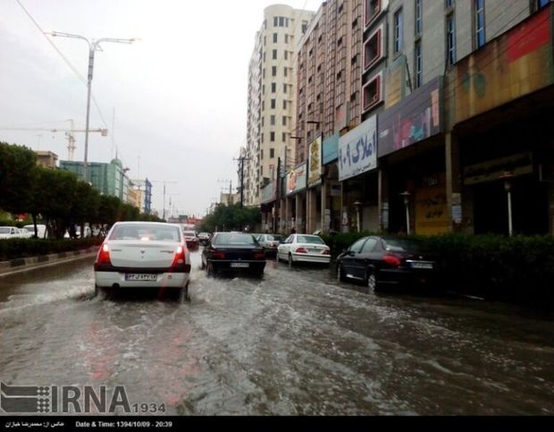 موج سوم و چهارم بارش‌ها در راه اهواز