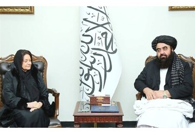 دیدار معاون دبیرکل سازمان ملل با وزیر خارجه طالبان/ طرفین در مورد مهاجران، مواد مخدر و فرایند دوحه گفت و گو کردند