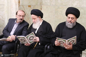 مراسم بزرگداشت مرحوم حاج محمد تقی انصاریان‎ در مسجد اعظم قم