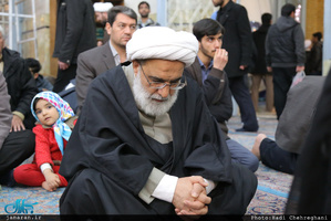 مراسم هفتمین روز درگذشت آیت الله ابن الرضا(ره) در مسجد اعظم قم