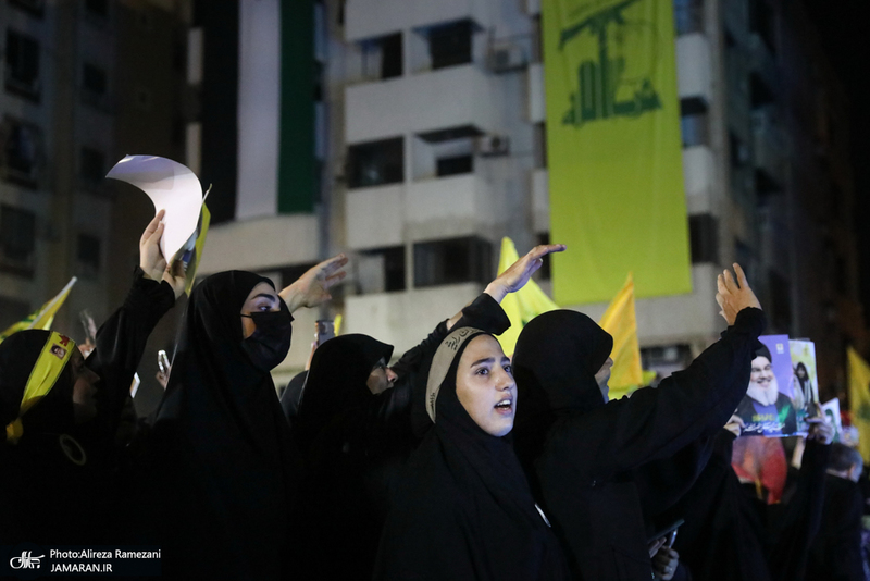 مراسم شب شهادت سید حسن نصرالله