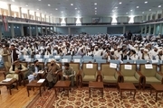 عکس/ انفجار انتحاری در نشست علمای دینی افغانستان