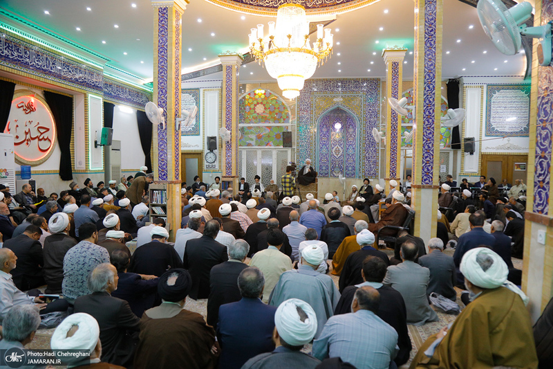 مراسم ختم همسر شهید آیت الله سید مصطفی خمینی (ره) -1