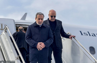 ورود وزیر امور خارجه به بیروت + عکس