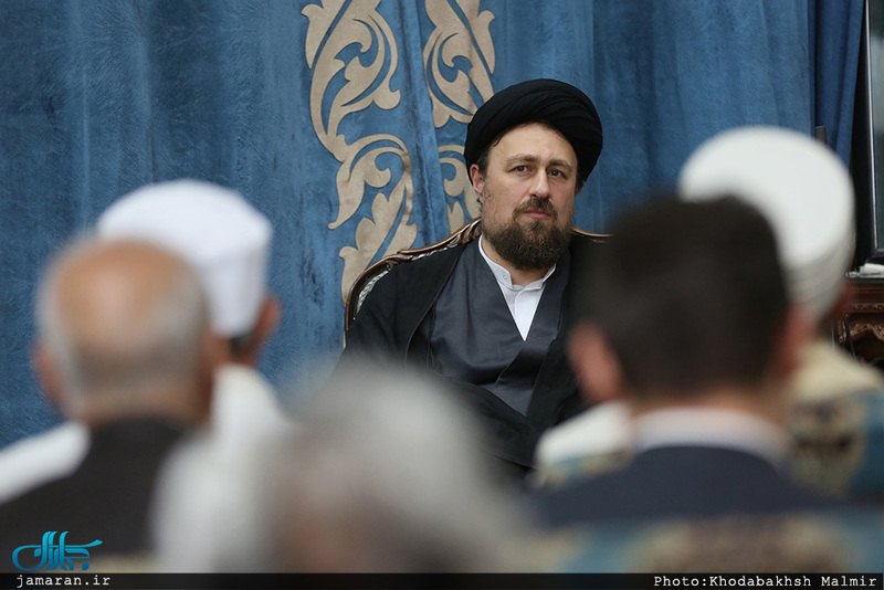 دیدار جمعی از نمایندگان ادیان الهی باسید حسن خمینی 