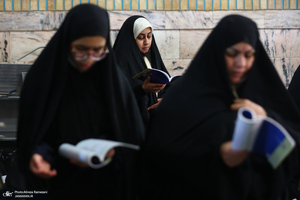 مراسم احیای شب بیست و یکم ماه رمضان در حرم مطهر امام رضا (ع)