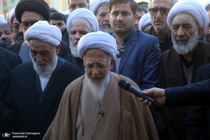 مراسم تشییع و خاکسپاری آیت الله سید هاشم رسولی محلاتی(ره) در قم