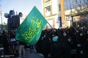 دسته عزاداری شهادت حضرت علی (ع) با حضور آیت‌الله العظمی وحید خراسانی