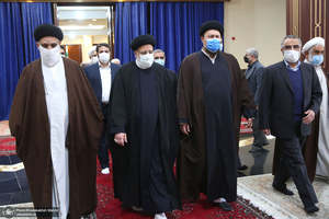 تجدید میثاق رئیس قوه قضاییه و مسئولان قضایی با آرمان‌های امام خمینی(س)