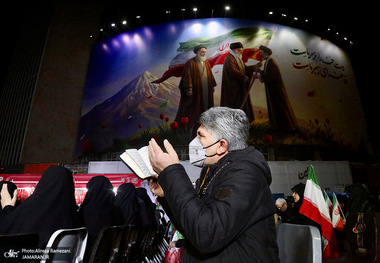 مراسم شب بیست و سوم ماه مبارک رمضان در میدان ولیعصر (عج)