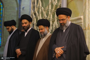 مراسم سومین سالگرد ارتحال آیت الله العظمی علوی گرگانی (ره) در مسجد اعظم قم‎