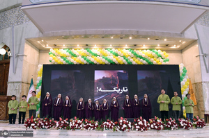 مراسم تجلیل از دانش آموزان برگزیده فرهنگی، هنری و قرآن، عترت و نماز منطقه 19