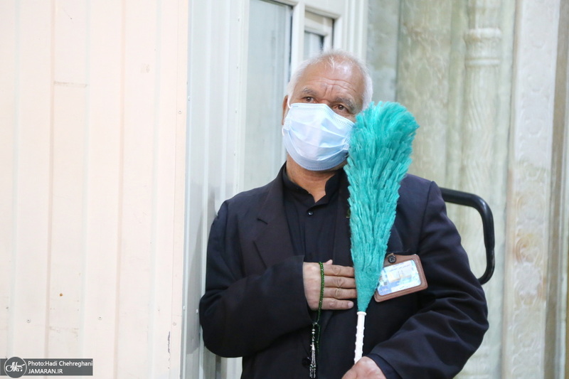 مراسم آغاز  سال 1401 در حرم کریمه اهل بیت (ع)‎