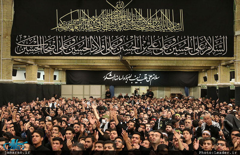 مراسم عزاداری شب تاسوعای حسینی با حضور رهبر معظم انقلاب اسلامی