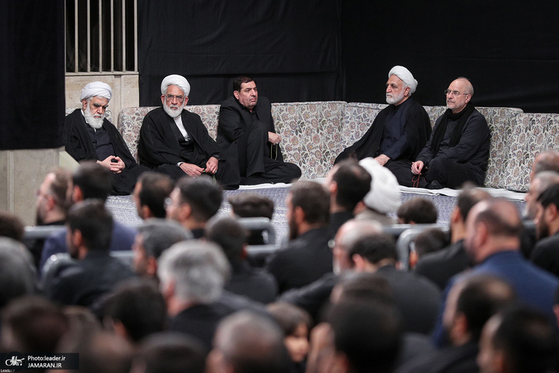 مراسم عزاداری شب تاسوعای حسینی در حسینیه امام خمینی