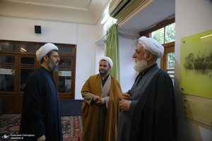 حال و هوای بیت حضرت امام خمینی (س) در قم در روز 14 خرداد‎