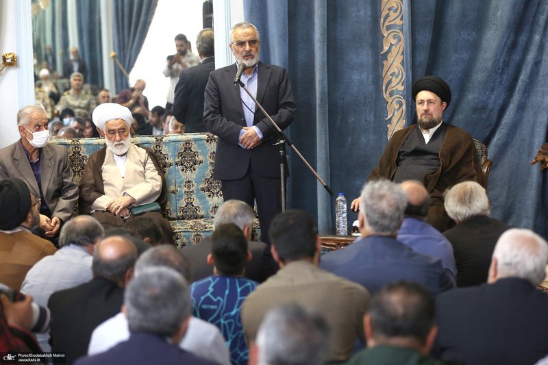 دیدار اعضا و دست اندرکاران ستاد مرکزی سی و ششمین سالگرد بزرگداشت امام خمینی با سید حسن خمینی