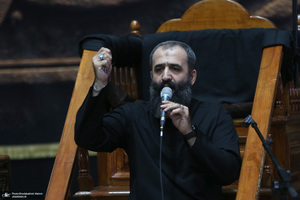 مراسم عزاداری شب شهادت حضرت زهرا(س) در حرم امام خمینی(ره) برگزار شد