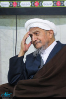 مراسم عزاداری ایام فاطمیه(س) در دفتر آیت الله العظمی صانعی در قم