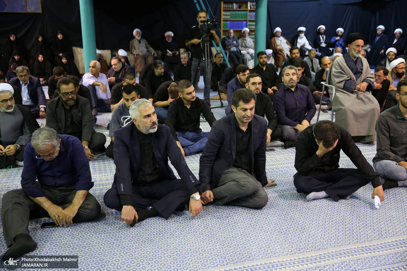 مراسم چهلمین روز مرحوم آیت الله صانعی در حسینیه جماران