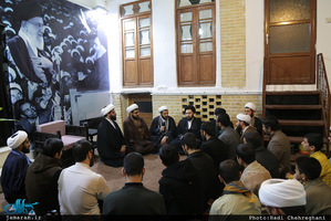 دیدار مسئولین مرکز فرهنگی جهادی عصر ظهور اهواز با حجت الاسلام و المسلمین سید علی خمینی