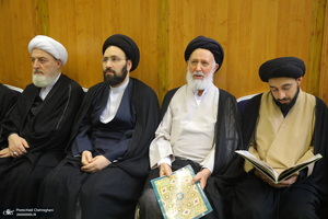 مراسم چهلمین روز درگذشت حاجیه خانم صدیقه بروجردی مادر شهید عیسی بروجردی