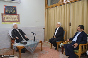 دومین روز سفر محمدرضا عارف به قم