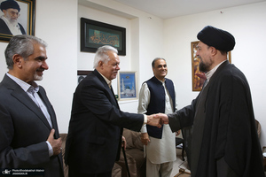 دیدار سفیر پاکستان با آیت الله سید حسن خمینی