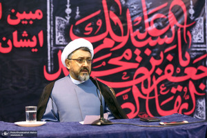 مراسم عزاداری به مناسبت سالروز شهادت امام جعفر صادق(ع) در حسینیه جماران