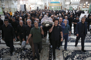 نماز و تشییع حاج علی اکبرشفیعی در حرم مطهر امام خمینی (س)