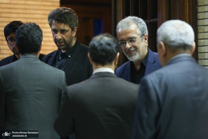 مراسم ختم مادر مهدی طباطبایی