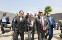 محمد وسام المرتضی، وزیر فرهنگ لبنان از منطقه فرهنگی و گردشگری عباس آباد دیدن کرد (3)