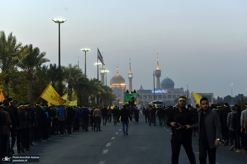 دسته عزاداری هیئت عاشقان ثارالله در حرم مطهر امام خمینی (س)