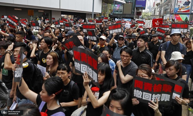 عکس/ تعلیق لایحه استرداد هم هنگ کنگی ها را آرام نکرد
