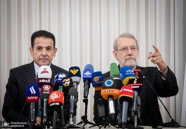 لاریجانی: قطعنامه ۲۲۳۱ تمام شده‌ است/ گروسی کار خودش را کرده‌ و گزارشش تأثیری نخواهد داشت/ عراق کشور مستقلی است‌ اما نمی‌گذارند فضای آنجا در اختیار خودشان‌ باشد/ قاسم الاعرجی: منطقه‌ ما از تجاوزگری اسرائیل آسیب فراوان دیده و وقت پایان آن‌ فرا رسیده است