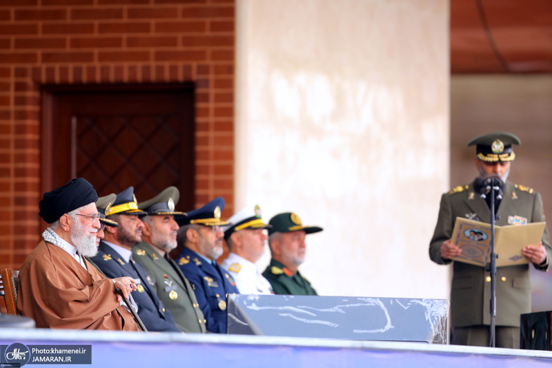 حضور و سخنرانی فرمانده معظم کل قوا در مراسم دانش‌آموختگی دانشجویان دانشگاه‌های افسری ارتش