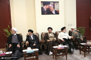 دیدار چند تن از مهمان خارجی سی و هفتمین کنفرانس وحدت اسلامی با سید حسن خمینی
