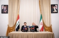 نشست خبری مشترک علی لاریجانی با قاسم الاعرجی، مشاور امنیت ملی جمهوری عراق (4)