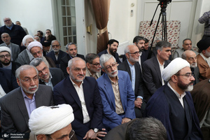 دیدار جمعی از مسئولان ارشد سه قوه با رهبر انقلاب