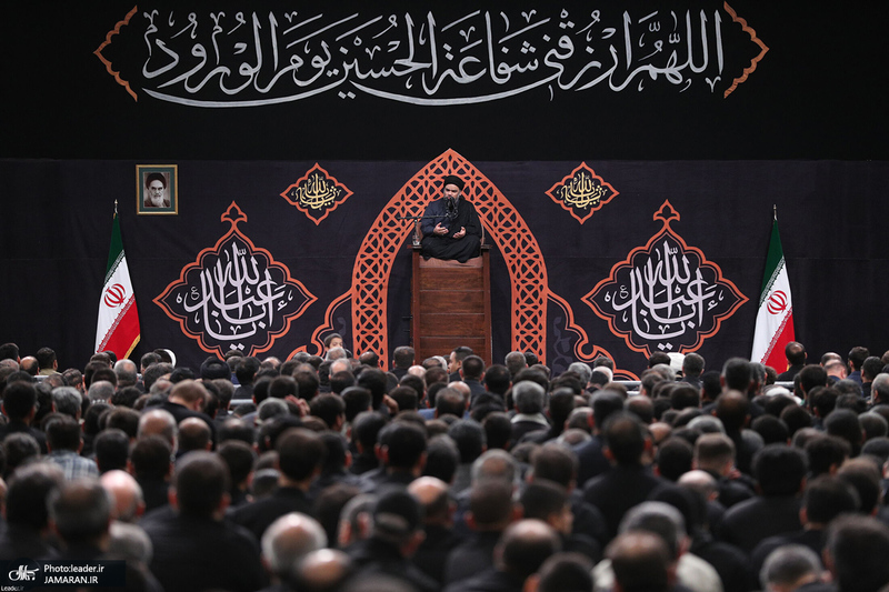 مراسم عزاداری شب تاسوعای حسینی در حسینیه امام خمینی