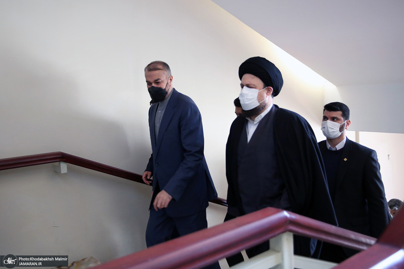 دیدار امیرعبداللهیان و معاونین وزارت امور خارجه با سید حسن خمینی