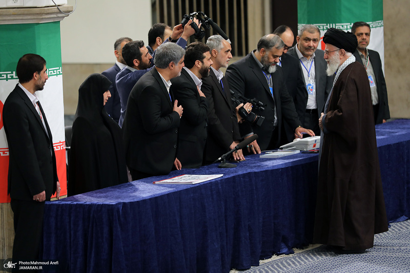  حضور رهبر انقلاب در انتخابات مجلس شورای اسلامی و مجلس خبرگان رهبری 