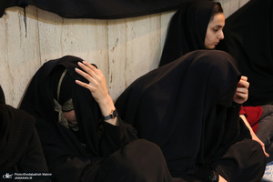 مراسم عزاداری دانشجویان دانشگاه علوم پزشکی تهران به مناسبت شهادت حضرت رقیه در حسینیه جماران