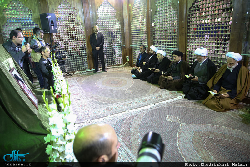 تجدید میثاق رئیس قوه قضائیه و مسئولان عالی قضایی با آرمان‌های امام خمینی(س) 