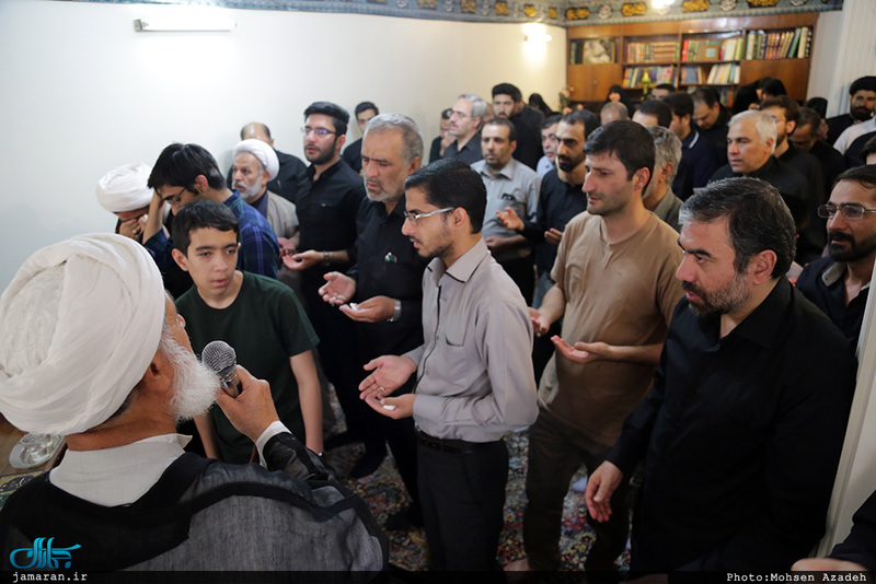 عزاداری شهادت حضرت امام صادق(ع) در محضر استاد امجد