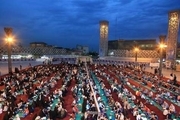 مراسم افطاری در میدان امام حسین(ع) + تصاویر