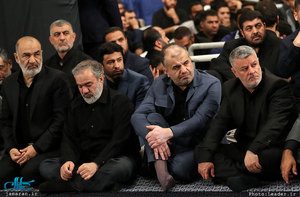 مراسم عزاداری شب تاسوعای حسینی با حضور رهبر معظم انقلاب اسلامی