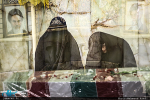 مراسم تشییع و خاکسپاری پیکر مطهر شهید گمنام در حوزه علمیه معیر 