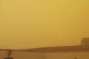  آغاز طوفان قرمز در شهر ورزنه اصفهان